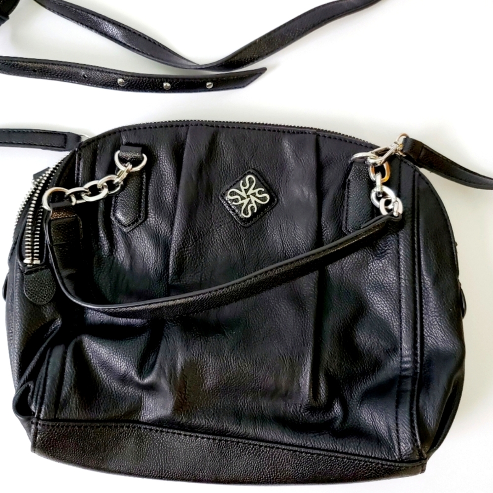 Simply Vera Vera Wang Crossbody Bag Black Medium